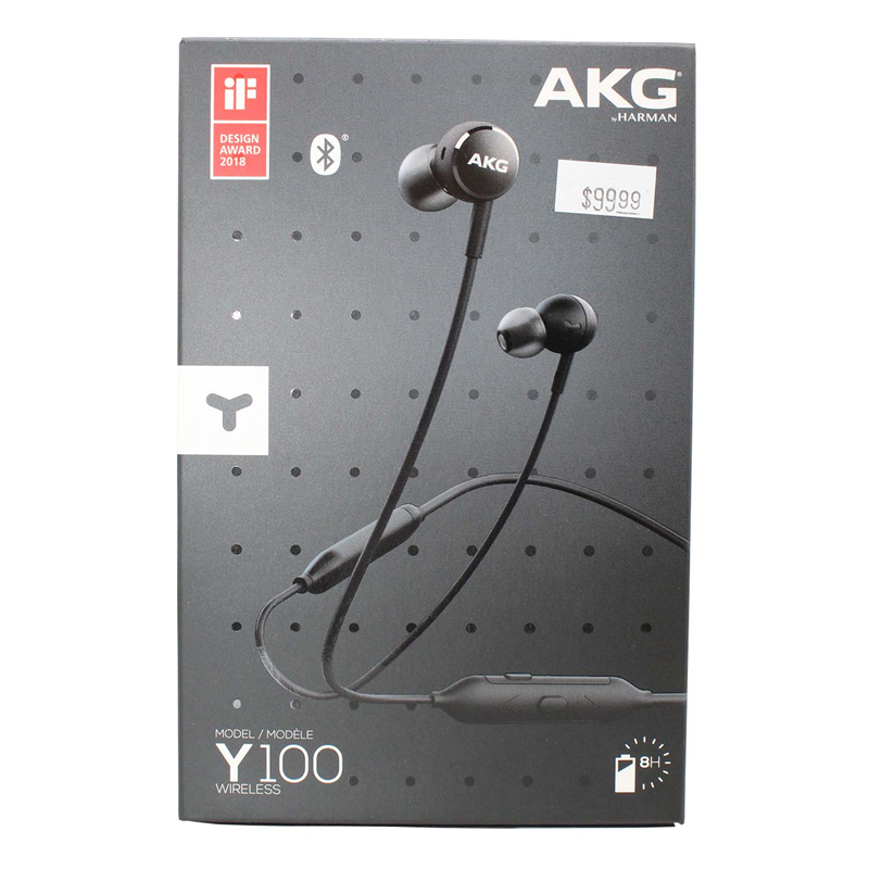 Grote waanidee reguleren Tegenslag Headphones - AKG Y100 Wireless Black | University Bookstore