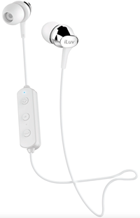 Headphones - iLuv Bluetooth White