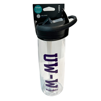 Bottle - Camelbak 25 oz Eddy + Clear with UW-W over Warhawks