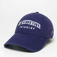 Sport Hat - Embroidered UW-Whitewater over Swimming