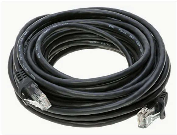 Cable - Category 6 Patch Cord (UTP) 25 Ft. Black