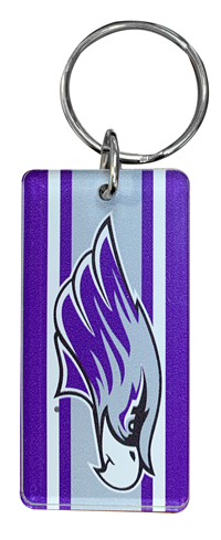 Stockdale Mirror Back Rectangle Keychain