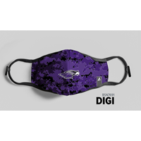 Face Mask - UW-W Digi Print Design with Adjustable Ear Loops