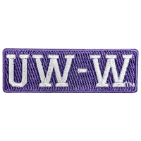 Patch - 3" Purple Embroidered UW-W
