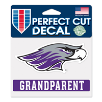 Decal - 4"x5" Mascot over Grandparent