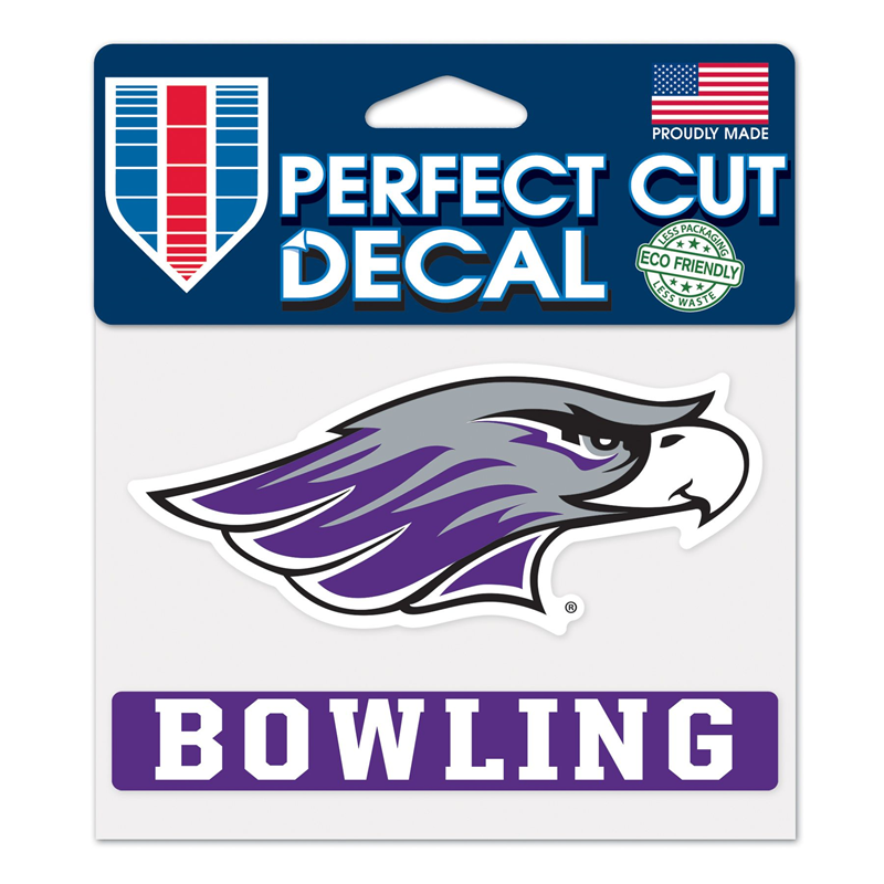Decal - 4"x5" Mascot over Bowling