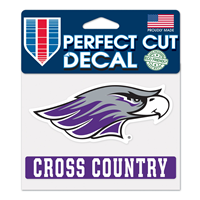 Decal - 4"x5" Mascot over Cross Country