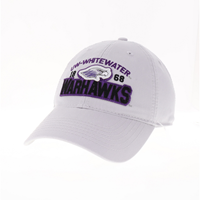 Hat - Embroidered UW-Whitewater 1868 over Patch Mascot and Warhawks
