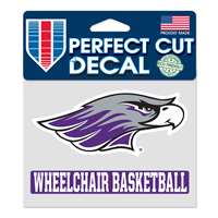 Decal - Mascot over Wheelchair Basketball