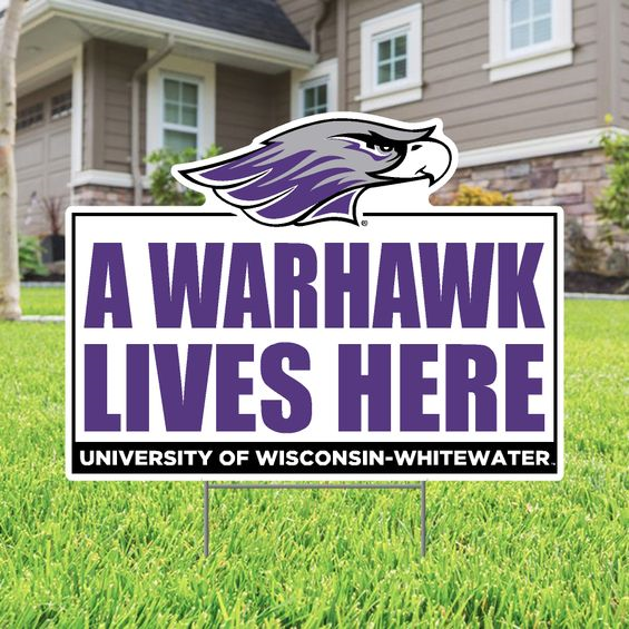Yard Sign -  A Warhawk Lives Here (SKU 1060475571)
