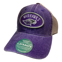 Trucker Hat - Oval Patch Warhawks over Mascot