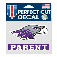 Decal - 4" x 5" Mascot over Parent