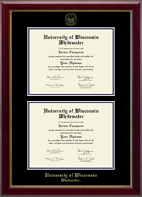 Church Hill Classics Double Diploma Frame