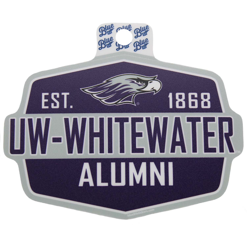 Sticker - 3.5" x 5" UW-Whitewater Alumni (SKU 106179221)