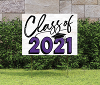 18"x24" Class of 2021 Yard Sign