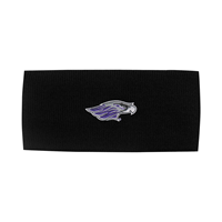 Headband - Black with Patch Logo