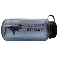 Bottle - 32 oz Widemouth Nalgene Bottle with Mascot UW-Whitewater Warhawks
