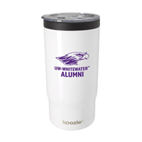 Tumbler - 16 oz Koozie with Mascot over UW-Whitewater Alumni