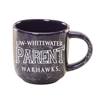 Mug - 17 oz Marbled UW-Whitewater Parent Warhawks