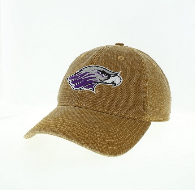 Hat: Camel Color with Embroidered Mascot