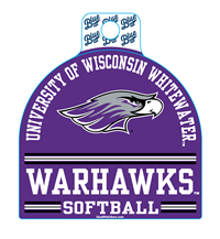 Sticker - 3.5" Warhawks Softball