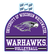 Image of Sticker - 3.5" Warhawks Volleyball