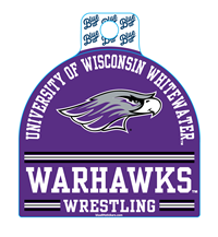 United World Wrestling UWW Logo University of Wisconsin Whitewater Pin | Redbubble