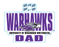 Sticker - 4.5" Warhawks over Dad