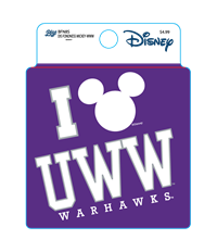 Sticker - Disney I Love UWW Mickey
