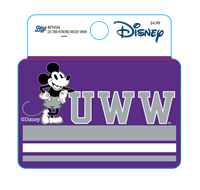 Sticker - Disney Mickey Leaning on UWW