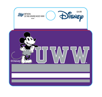 Image of Sticker - Disney Mickey Leaning on UWW
