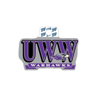 Sticker - 3.5" UWW over Warhawks Banner