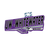 Sticker - 6" Angled UW-Whitewater over Mascot
