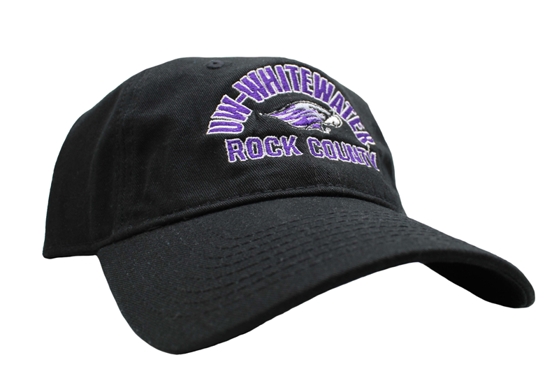Hat - Embroidered UW-Whitewater over Mascot over Rock County