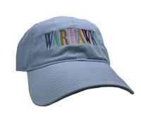 Hat - Blue with Multi Color Embroidered Warhawks