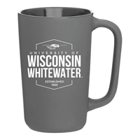 Mug - 14 oz Gray Mascot over University Est 1868