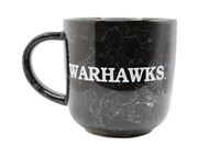 Mug - Black Marble with Mascot and Warhawks