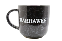 Image of Mug - Black Marble with Mascot and Warhawks -  1
