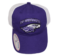 MV Sport Trucker Hat UW-Whitewater arched over Mascot