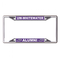 Alumni License Plate Frame - Silver/Chrome