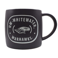 Mug - 17 oz UW-Whitewater Warhakws in Circle with Warhawk
