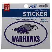 Sticker - Multi-Purpose Mascot over Warhawks