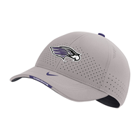 Limited Edition Hat - Nike Gray Sideline Design with Warhawks on Brim and Mascot