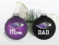 Ornament - 2 Pack Mom and Dad with Mascot