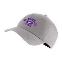 Hat - Pewter Gray Nike Embroidered UW-Whitewater over Swoosh and Alumni