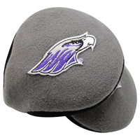 Ear Warmers - Gray with Patch Logo