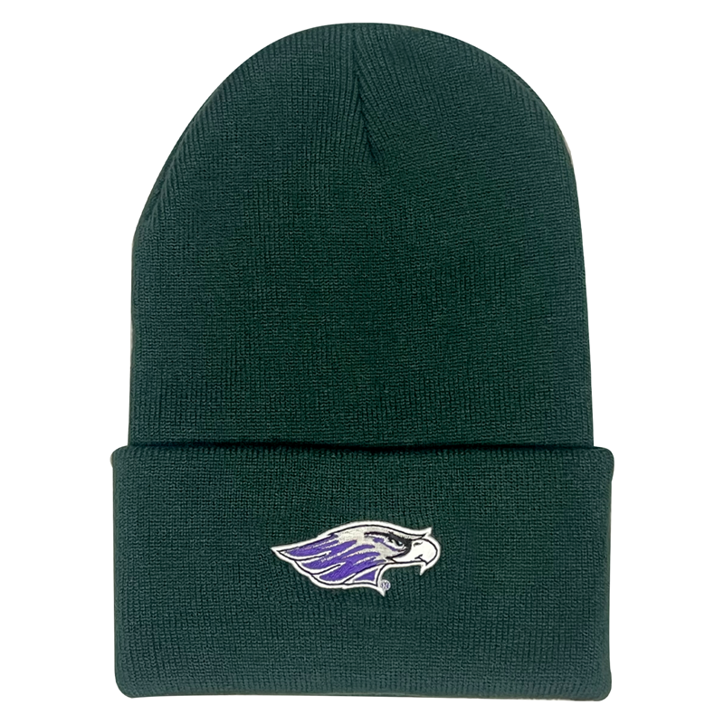 Beanie - Knit Evergreen Color with Patch Logo (SKU 1065745432)