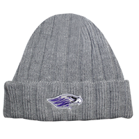 Beanie - Half Cuff Knit with Patch Logo