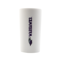 Shot Glass - Matter White with Warhawks