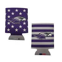 Koozie - 2 Sided Mascot with Stars and Stripes